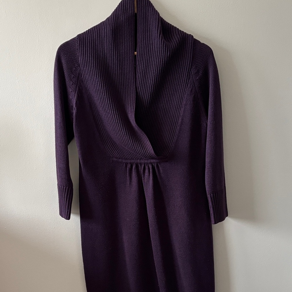 H&M Purple Knit Sweater Dress